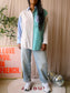 Co'Couture pinstripe oversized shirt