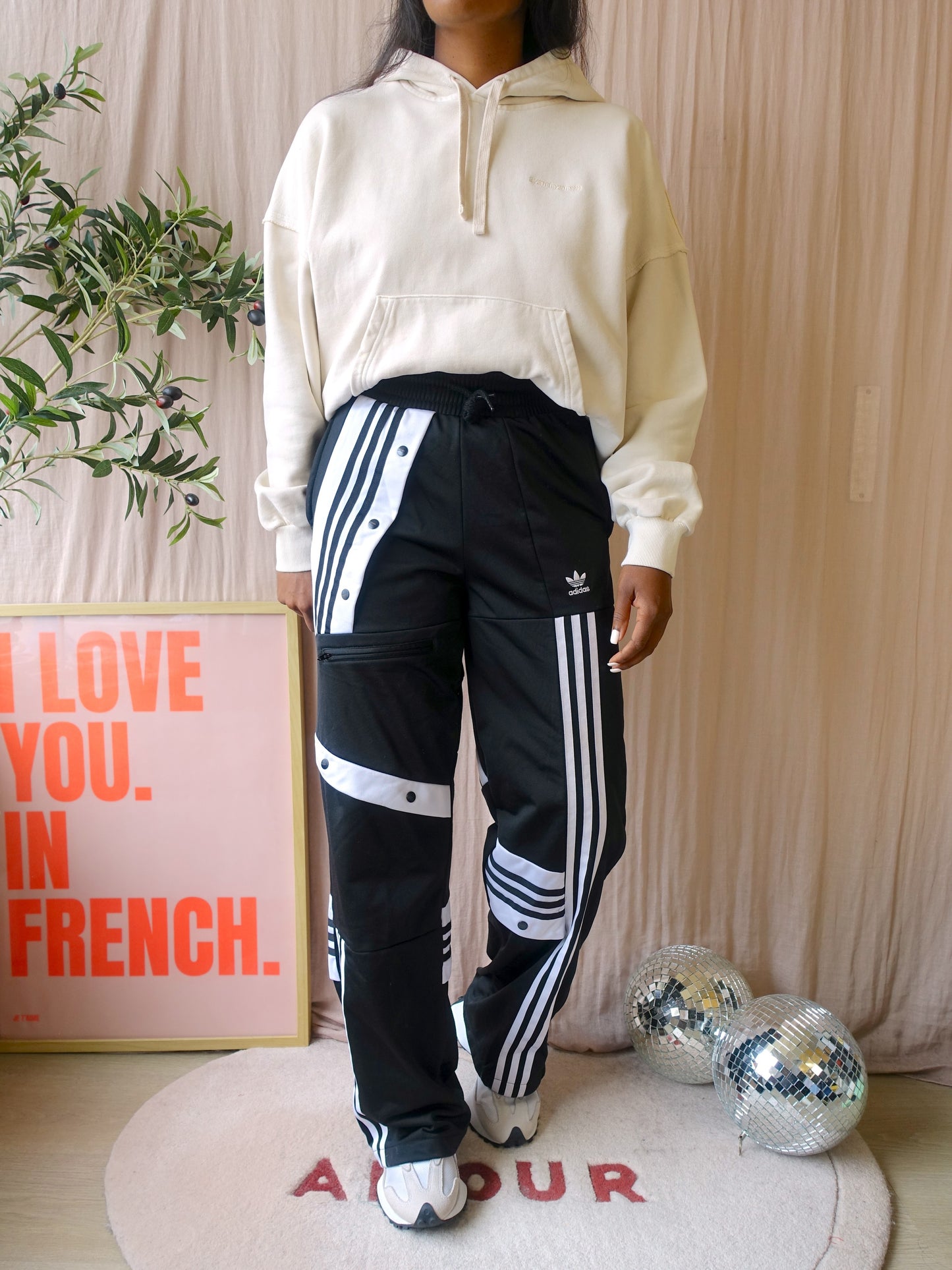Adidas x D. Cathari limited edition Firebird retro track pants
