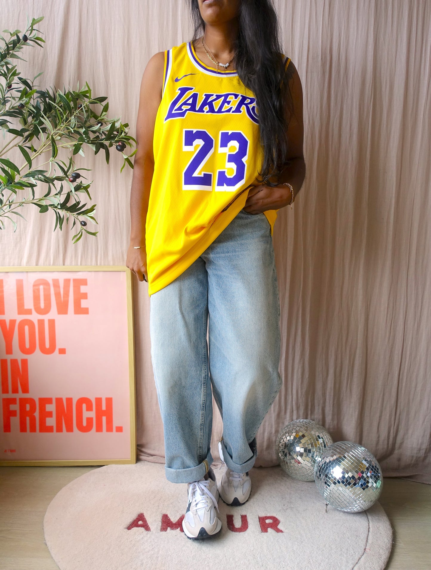 Nike Lebron James Los Angeles Lakers Icon Edition top
