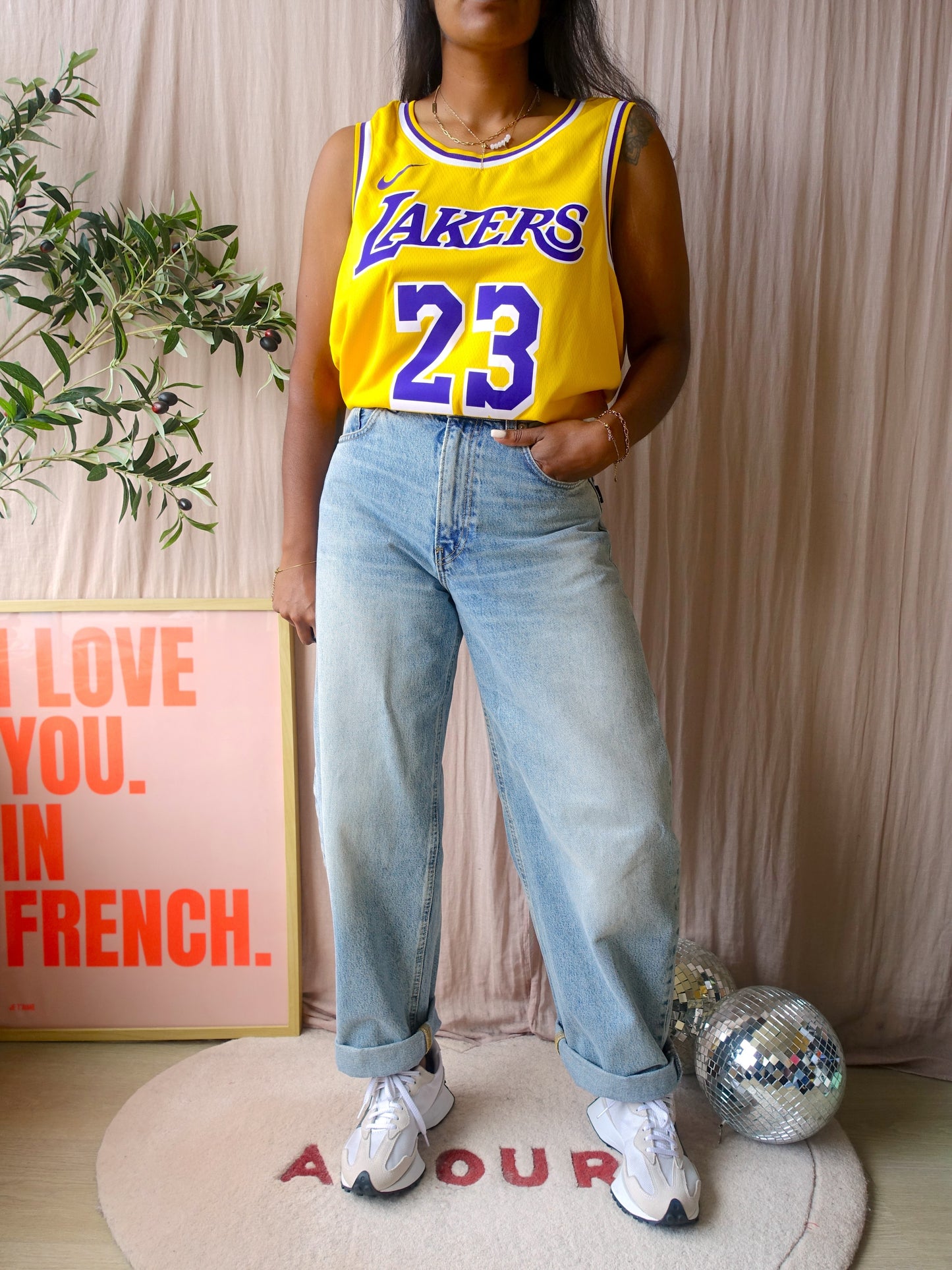 Nike Lebron James Los Angeles Lakers Icon Edition top