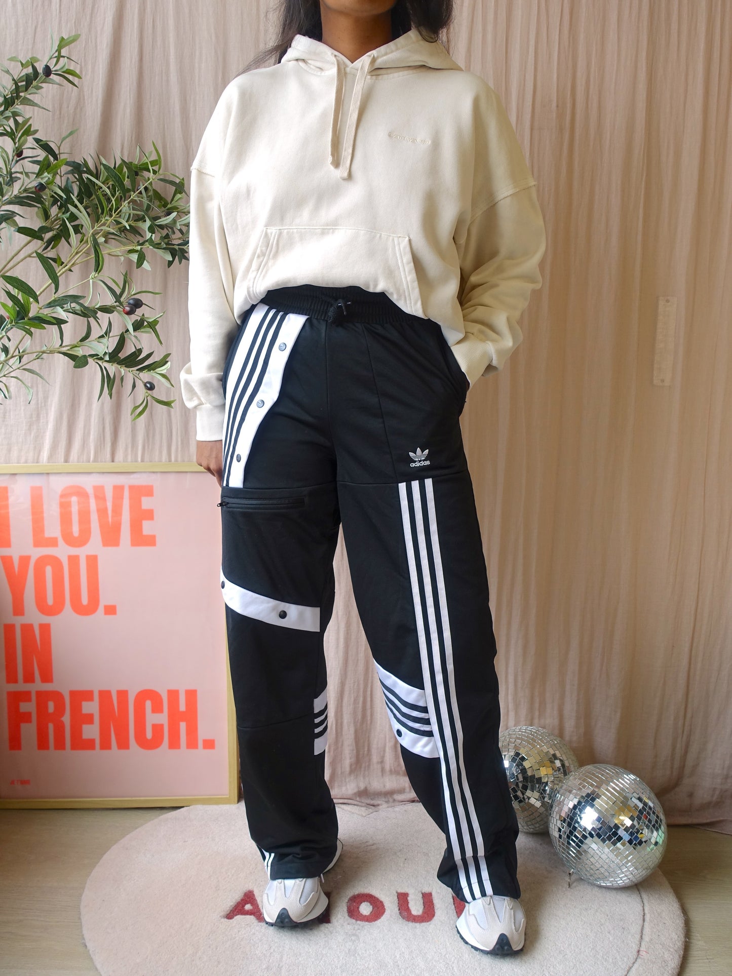 Adidas x D. Cathari limited edition Firebird retro track pants