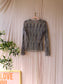 Dante6 the sheer peplum lurex top
