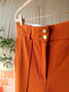 Vanilia structured wide leg pants pumpkin spice