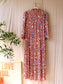 Sissy-Boy Elodie bohemian maxi jurk roest