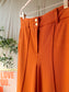 Vanilia structured wide leg pants pumpkin spice