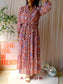 Sissy-Boy Elodie bohemian maxi jurk roest