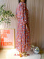 Sissy-Boy Elodie bohemian maxi jurk roest