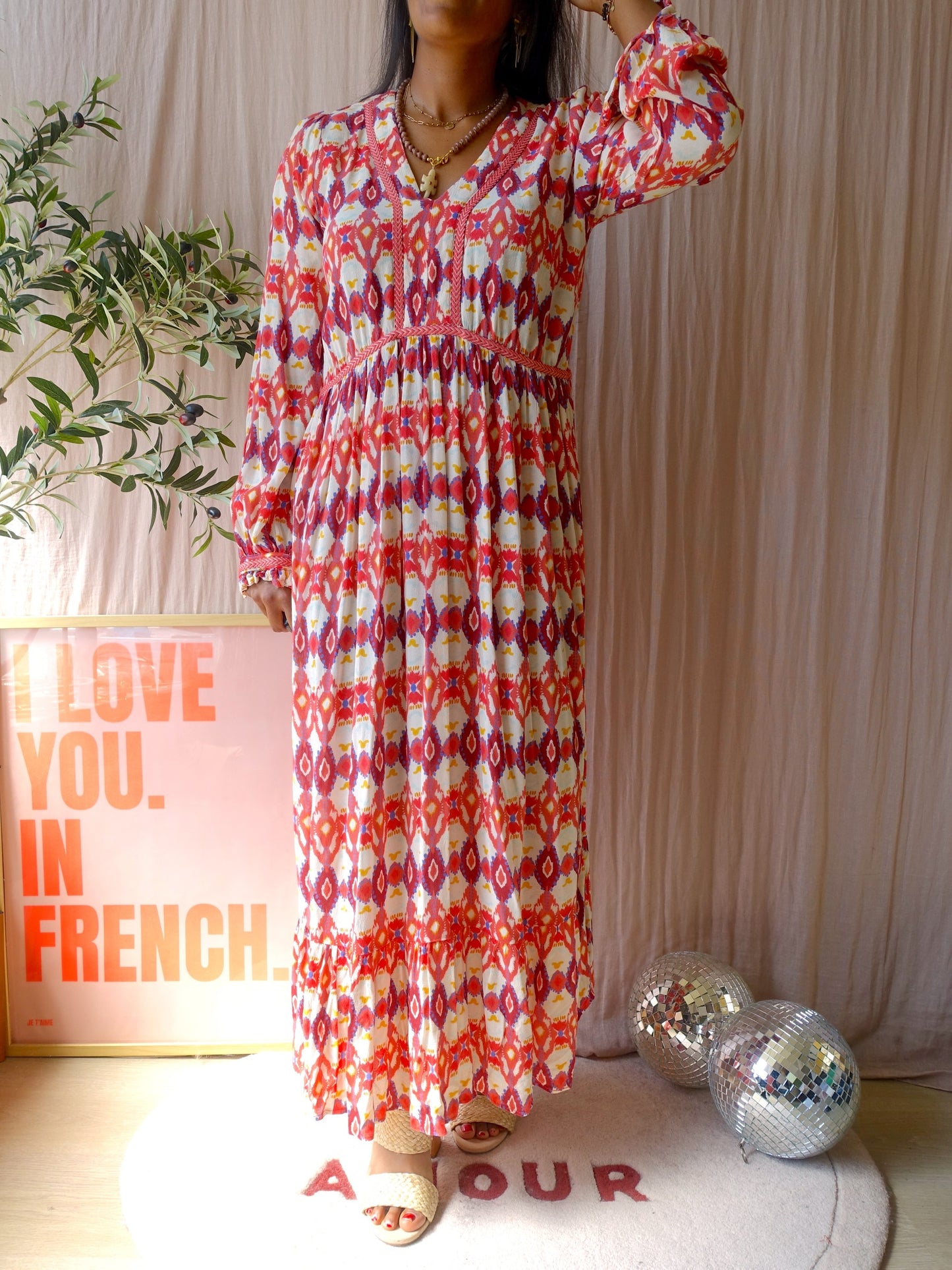Sissy-Boy bohemian ethnic print maxi jurk