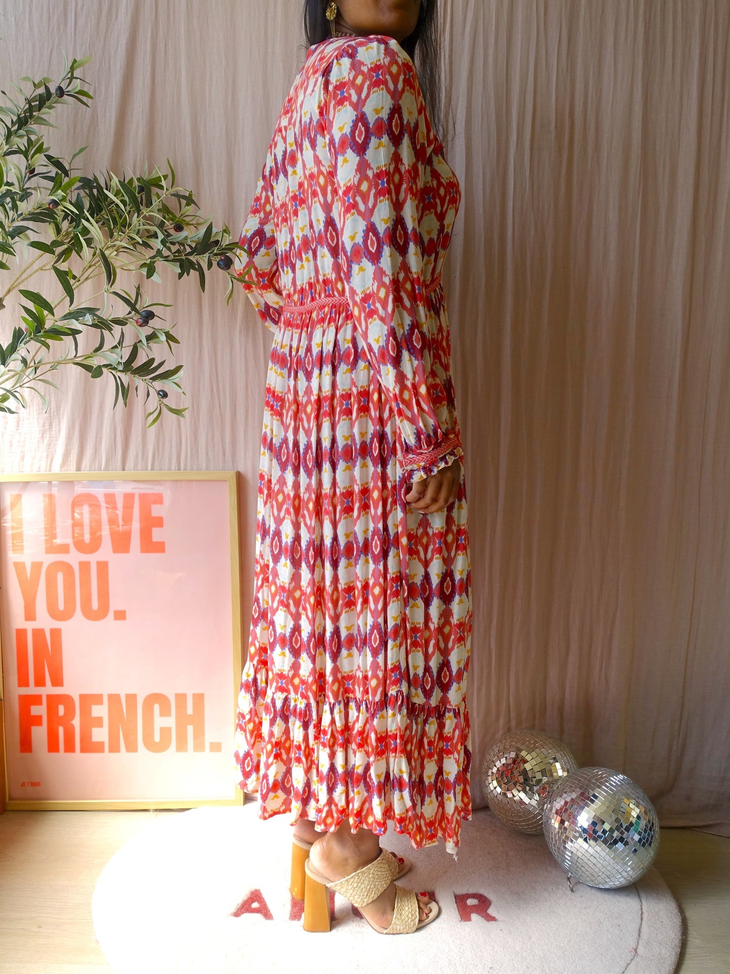 Sissy-Boy bohemian ethnic print maxi jurk
