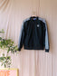 Adidas Firebird slim back print jacket zwart