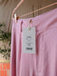 Shoeby linnenmix barrel fit pants cherry blossom