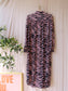 GANNI the animal print dress powder pink