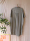 YAYA loose fit midi jurk taupe grey