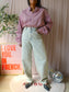 Polo Ralph Lauren retro coloured striped shirt