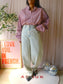 Polo Ralph Lauren retro coloured striped shirt