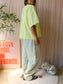 Gestuz jio oversized cotton tee luminary washed yellow