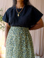 Sissy-Boy maxi leopard rok pastel jade