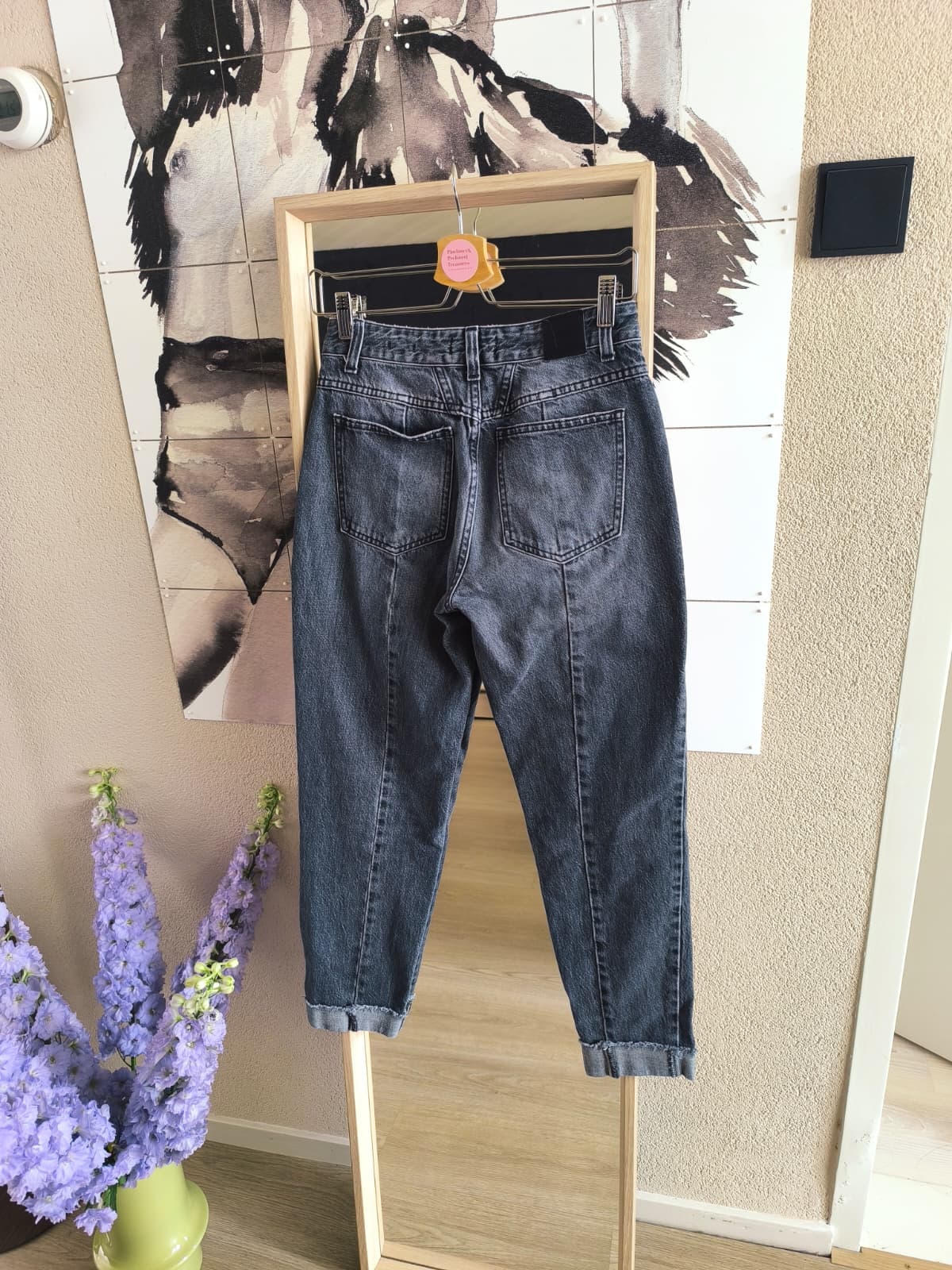 Closed tapered ankle jeans Day dark grey