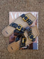 Bronx square leather sandalen zwart