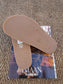 Manfield slides zwart / camel
