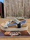 Maruti denim sandalen blauw / ecru