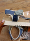 Maruti denim sandalen blauw / ecru