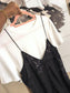 Les Coyotes De Paris t-shirtdress dark coffee / white