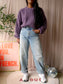 MSCH Copenhagen woolmix knit pullover dark mauve