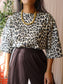 Shoeby high waist wide leg tape pants dark chocolate