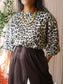 Shoeby high waist wide leg tape pants dark chocolate