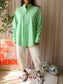 Ralph Lauren checkered cotton shirt green flash