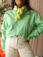 Ralph Lauren checkered cotton shirt green flash