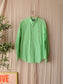 Ralph Lauren checkered cotton shirt green flash