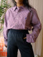 Polo Ralph Lauren gingham shirt bordeaux wine / wit
