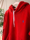 Polo Ralph Lauren fleece hoodie cherry red