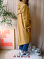 Rains long coat regenjas camel beige