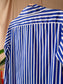 Polo Ralph Lauren striped oxford shirt dress kobalt / wit