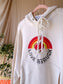 RE/DONE Original love struck oversized hoodie vintage white