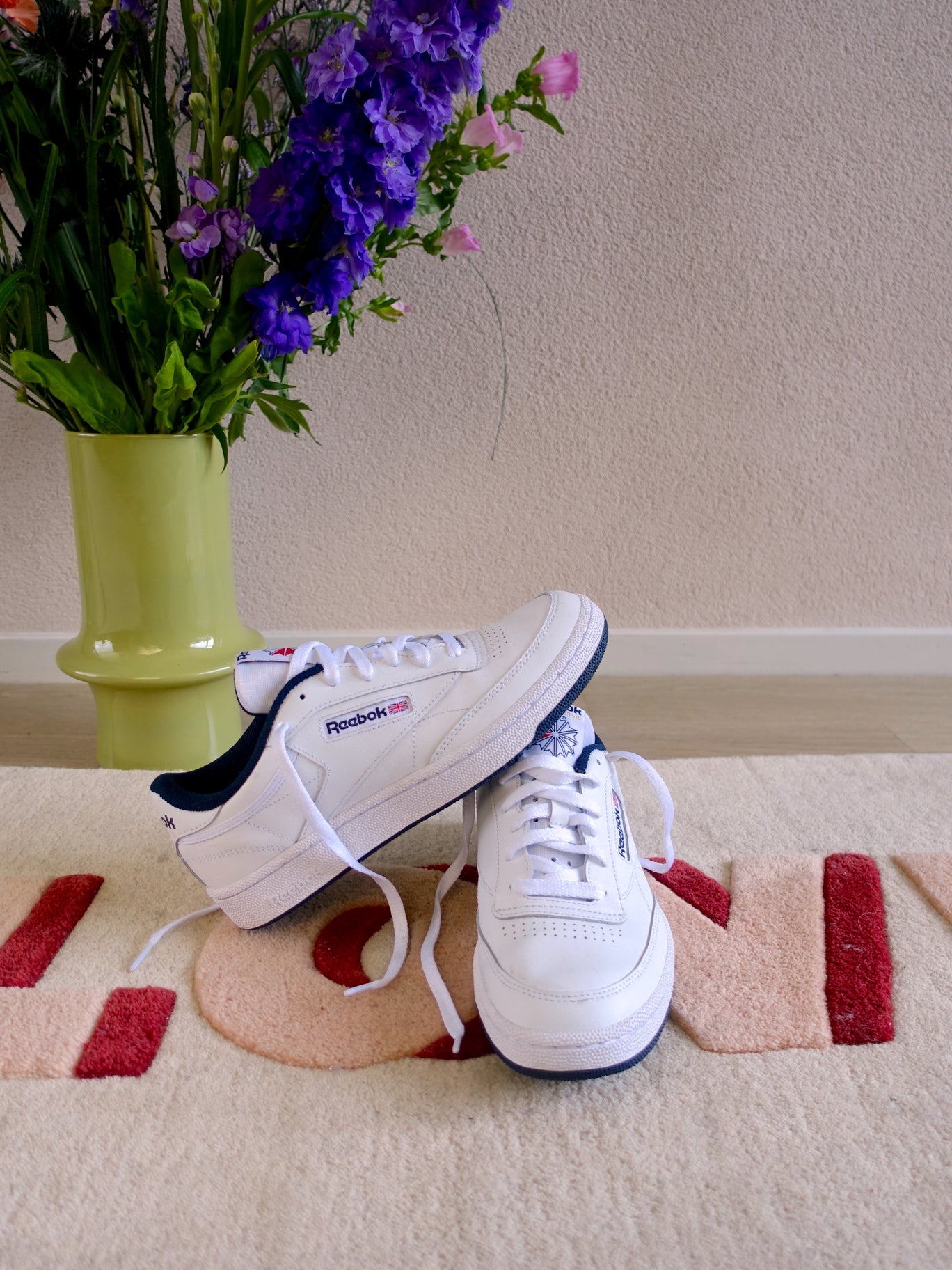 Reebok Club C 85 sneakers wit / navy