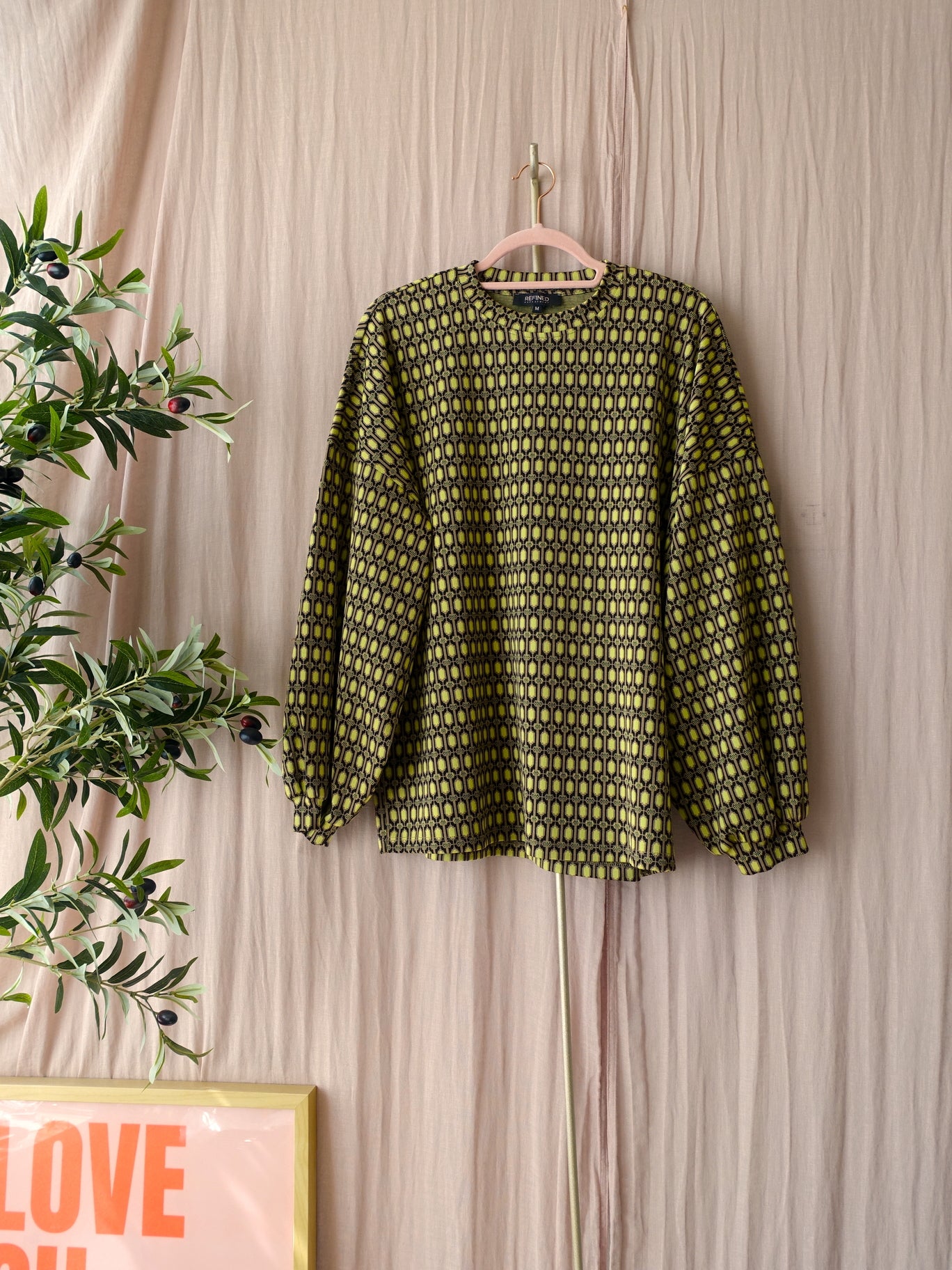 Refined Department Cristel jacquard sweater