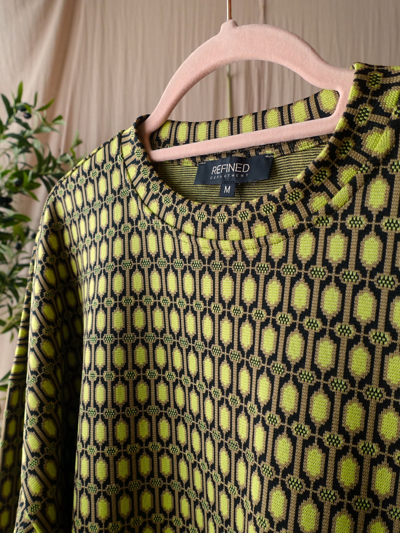 Refined Department Cristel jacquard sweater