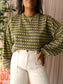 Refined Department Cristel jacquard sweater