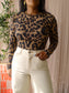 Closed glow-up high waist flared jeans ecru