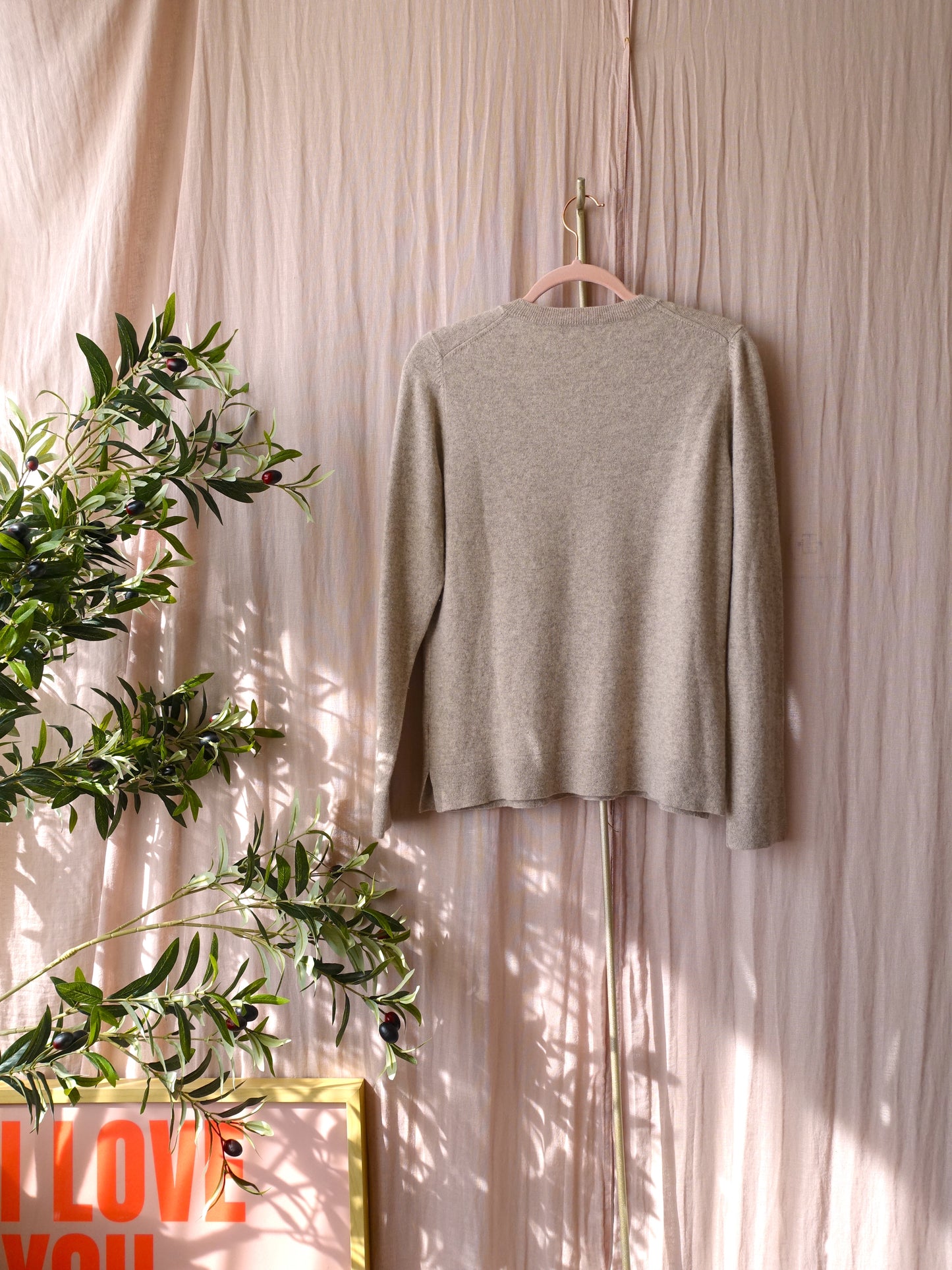 Repeat Cashmere & Silk pullover beige