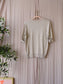 Repeat cashmere the perfect fine knit top oat melange