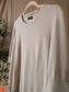 Repeat cashmere the perfect fine knit top oat melange