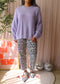 Riani luxury alpaca & mohairmix knit dusty lavender