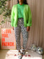 River Woods alpacamix ombre knit cardigan green flash