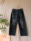 Zara relaxed fit barrel jeans charcoal
