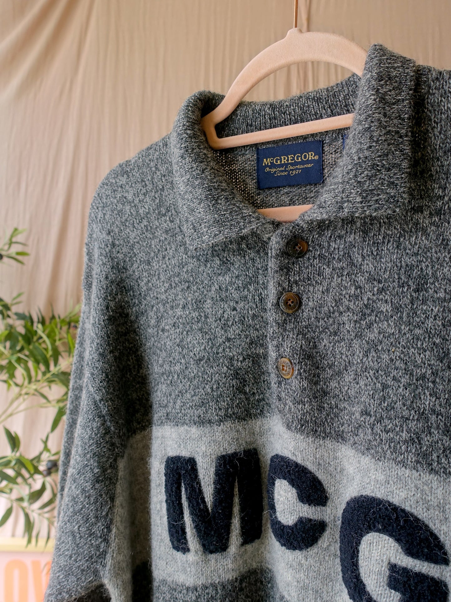 McGregor vintage oversized grandpa wool knit